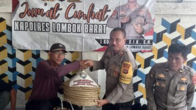 Polres Lombok Barat Ajak Pelajar Taat Berkendara Lewat Safety Riding