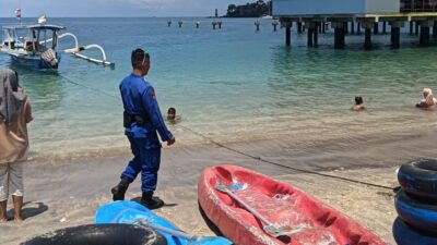 Patroli Rutin Satpolairud: Menjaga Keselamatan di Pantai Senggigi
