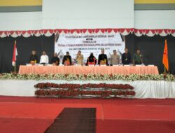 Polsek Dompu Amankan Pelantikan dan Pembekalan Pengawas TPS untuk Pilkada Kabupaten Dompu 2024