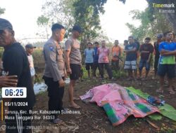 Polsek Buer Evakuasi Jenazah Pria Paruh Baya Tenggelam Di Sungai