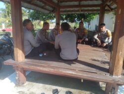 Kapolsek Berikan Arahan Ketahanan Pangan Kepada Anggota Bhabinkamtibmas
