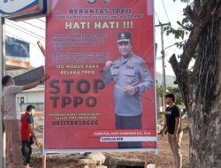 Cegah TPPO, Polres Sumbawa Barat Beri Sosialisasi dengan Pasang Baliho Himbauan Masyarakat