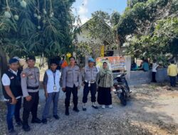 Polsek Moyo Hulu Amankan Kampanye Tatap Muka Pasangan Calon Bupati dan Wakil Bupati Sumbawa