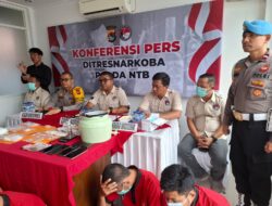Selama Oktober 2024, Ditresnarkoba Polda NTB Ungkap 11 Kasus dan Amankan 12 Tersangka