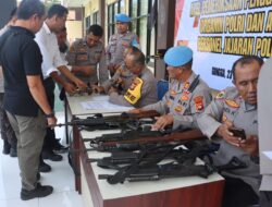 Polres Lombok Utara Lakukan pemeriksaan Senpi dan Amunisi Personil
