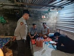 Jelang Tahun Baru, Polsek Kuripan Perketat Pengawasan Miras di Tempat Hiburan Malam