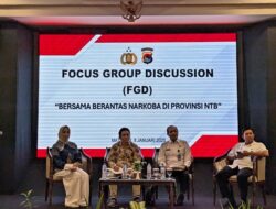FGD Bertajuk Bersama Berantas Narkoba di Provinsi NTB digelar Kapolda NTB