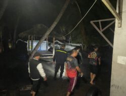 Kapolres Lombok Utara Sambangi Rumah Warga Yang Terdampak Banjir Rob