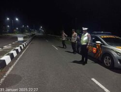 Aman & Lancar: Polsek Kediri Gencar Patroli KRYD di Bypass BIL 2
