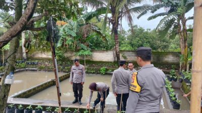 Polres Lombok Barat Kawal Ketahanan Pangan Desa Kuripan Utara