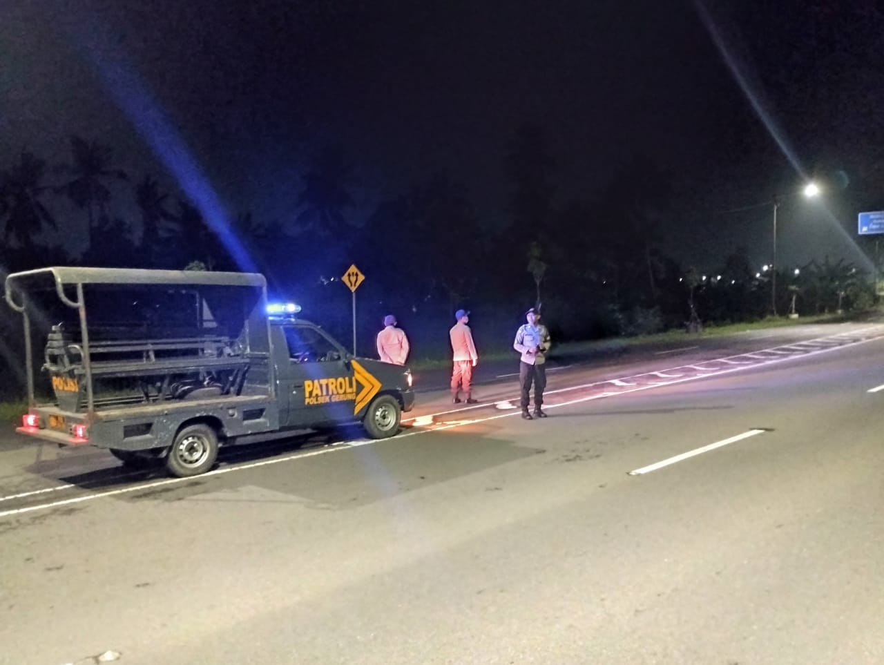 Polsek Gerung Perketat Patroli di Jalur Bil, Ini Alasannya!