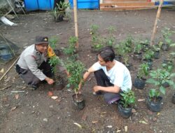 Sinergi Polisi dan Warga, Sukseskan Program Ketahanan Pangan