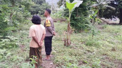 Dukung Ketahanan Pangan, Polisi Motivasi Warga Bertani