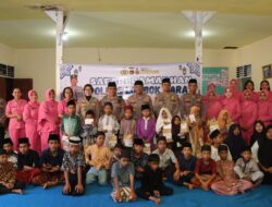 Kapolres Lobar Berbagi Kasih, Anak Yatim Panti Asuhan Terharu