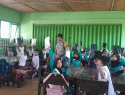 Demi Gizi Anak, Polsek Gerung Awasi Penyaluran Makan Bergizi di SDN 2 Dasan Tapen