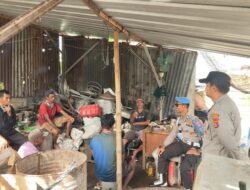 Cegah Gangguan Kamtibmas, Polsek Kediri Rutin Sambangi Warga