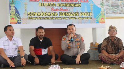 Kolaborasi PHDI dan Polres Lombok Barat Wujudkan Keamanan Inklusif
