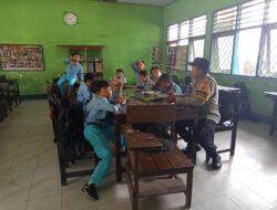 Sinergi Polsek Gerung dan SPPG Wujudkan Program Makan Bergizi di SDN Dasan Tapen