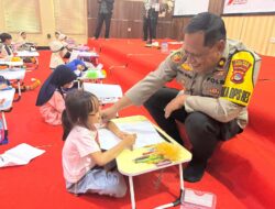 Hari Bhayangkara: Polres Lombok Barat Gelar Lomba Mewarnai untuk Anak TK