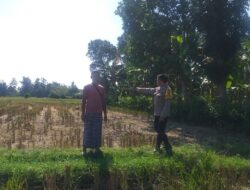 Bhabinkamtibmas Kuripan Edukasi Warga Soal Pertanian Pekarangan