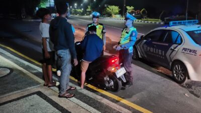Bypass BIL Jadi Fokus Patroli Malam Polres Lombok Barat