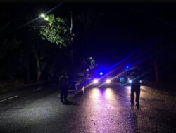 Antisipasi Kejahatan dan Kecelakaan, Polres Lombok Barat Rutin Gelar Patroli Malam