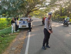 Cegah Balap Liar, Satlantas Aktif Patroli di Kecamatan Kediri