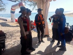 Sat Polairud Polres Lombok Utara Laksanakan Pengamanan dan Patroli di Gili Trawangan dalam Rangka FORNAS VIII 2025