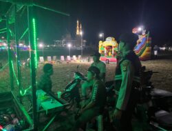 Patroli Dialogis Sat Samapta Polres Lombok Utara Imbau Pedagang di Kecamatan Pemenang