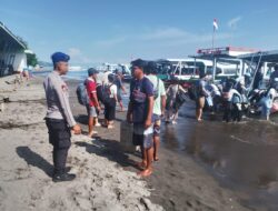Sat Polairud Polres Lombok Utara Laksanakan Patroli Dialogis di Pesisir Pelabuhan Bangsal