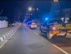 Polres Lombok Utara Gelar Patroli Skala Besar Jaga Stabilitas Kamtibmas