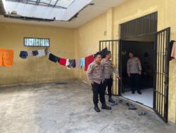 Kapolres Lombok Utara Dampingi Kabid Dokkes Polda NTB Laksanakan Pengecekan Tahanan di Rutan Polres