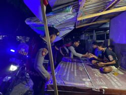 Sat Samapta Polres Lombok Utara Gelar Patroli Dialogis, Ajak Warga Jaga Kamtibmas