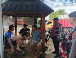 PATROLI DIALOGIS SAT SAMAPTA POLRES LOMBOK UTARA DI JALAN RAYA GONDANG