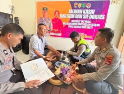 Implementasi Program “Medait Epe Pada”, Kabag SDM Jenguk Personel yang Sakit