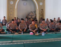 Polres Lombok Utara Gelar Binrohtal Rutin, Perkuat Keimanan dan Mental Personel