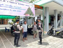 ‎ Sat Samapta Polres Bima Kota Laksanakan Patroli di Dua Gereja Menjelang Natal