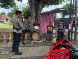 Sat Samapta Polres Bima Kota Gelar Patroli Dialogis, Sampaikan Himbauan Kamtibmas
