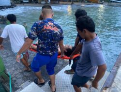 Ditpolairud Polda NTB Berikan Pelayanan Cepat Evakuasi Warga Terpeleset di Gili Trawangan