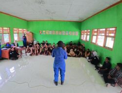 Kasat Polairud Polres Sumbawa Laksanakan Sosialisasi Konservasi kepada anak Sekolah SDN Prajak