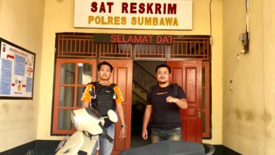 Gadai Motor Teman Wanita Anaknya, Seorang Pria di Brang Biji Diringkus Tim Opsnal Polres Sumbawa