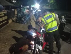 Patroli Dialogis Polsek Jereweh Imbau Warga Jaga Kondusifitas dan Waspadai Cuaca Ekstrem