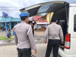 Polsek KPL Tano Gelar KRYD di Pelabuhan Poto Tano, Antisipasi Gangguan Kamtibmas